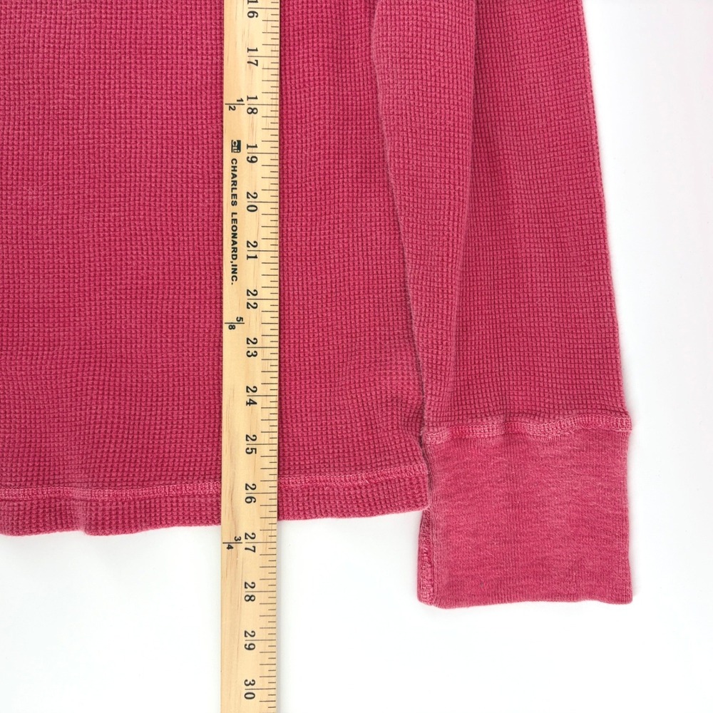 Y2K American Eagle Thermal Shirt Mens XL Waffle Knit Vintage Long Sleeve Layer - Picture 7 of 7